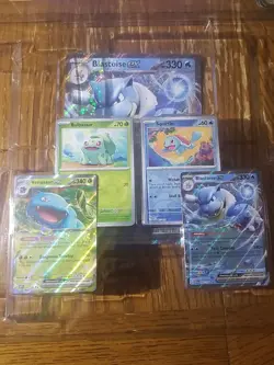 Blooming Waters Premium Collection Inserts Pokemon Cards No Packs Promo - Image 1
