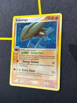 Kabutops 7/92 - EX Legend Maker Holo Rare Pokemon Card 2006 - Crazy Holo - MP - Image 5
