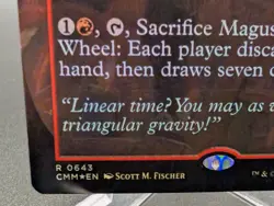 Magus of the Wheel (Borderless) Commander Masters Foil - Image 2