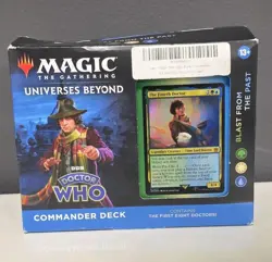 Magic the Gathering Doctor Who Blast from the Past Commander Deck Sealed 195166228815 - Image 1