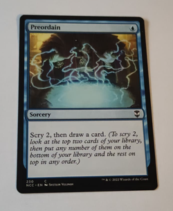 MtG Preordain (NCC-230) Common English MINT - Image 1