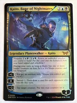 Kaito, Bane of Nightmares - Duskmourn: House of Horrors (MTG) Foil - Image 1