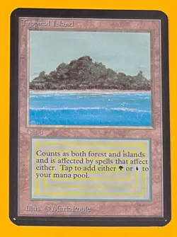 MTG TROPICAL ISLAND Alpha (OldManMTG 011-215) - Image 1