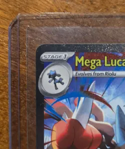 Mega Lucario ex 179/132 - Pokemon TCG Mega Evolution Holo SIR PACK FRESH NM/M - Image 4