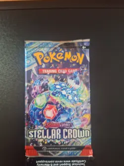 1 x Pokemon Stellar Crown Booster Pack NEW and sealed - Image 1