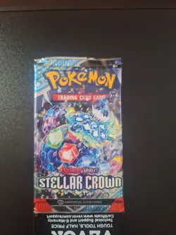 1 x Pokemon Stellar Crown Booster Pack NEW and sealed - Image 1