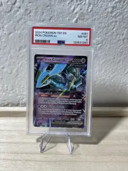 2024 Pokemon TEF EN Iron Crown EX #081 PSA 8 - Image 1
