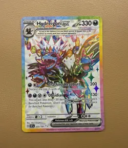 Hydreigon Ex 223/191 SV: Surging Sparks Ultra Rare Holo Pokemon TCG - Image 1