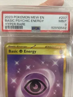 Pokemon TCG Basic Psychic Energy Scarlet & Violet 151 207/165 Hyper Rare PSA 9 - Image 3