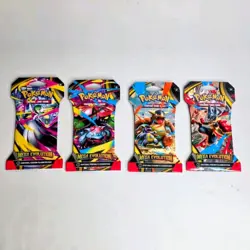Pokemon Mega Evolution Sleeved Booster Pack Art Bundle Pokemon Set Of 4 - NEW - Image 1
