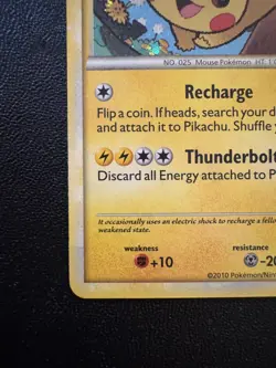 Pokemon Pikachu Heartgold & Soulsilver HGSS03 Promo - Image 4
