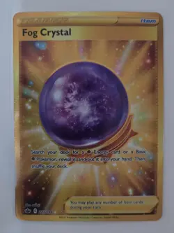 Pokemon TCG Fog Crystal 227/198 Gold Secret Rare Chilling Reign - Image 1