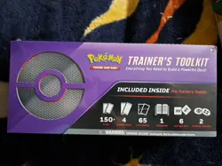 Pokemon TCG Trainer's Toolkit Box 2022 4 Booster Packs New Sealed USA SELLER 820650850455 - Image 1