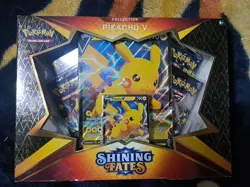 Pokemon Shining Fates Pikachu V And Shiny Eldergross V Collection Sealed - Image 2