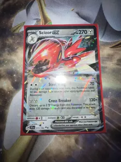 Pokemon TCG Scizor EX Temporal Forces 111/162 Holo Double Rare - Image 1