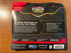 Pokemon TCG Paldean Fates Tech Sticker Collection -Fidough NEW SEALED IN HAND! - Image 4