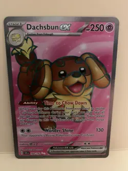 Dachsbun EX 067/142 & 160/142 Stellar Crown Sv07. Pokemon TCG NM+/Mint - Image 2