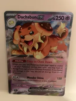 Dachsbun EX 067/142 & 160/142 Stellar Crown Sv07. Pokemon TCG NM+/Mint - Image 4