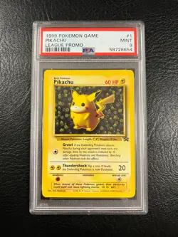 1999 Pokemon League Promo #1 - "Ivy" Pikachu - MINT - PSA 9! - Image 1
