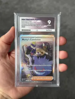 Pokemon Morty’s Conviction 211/162 SIR Temporal Forces ACE 9 - Image 3