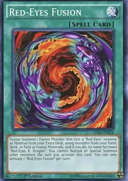 Yugioh Red-Eyes Fusion LDK2-ENJ24 Common Unlimited NM - Image 1