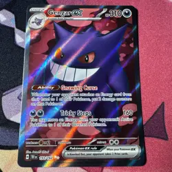 Pokemon TCG Gengar EX Temporal Forces Ultra Rare Card 193/162 - Image 1