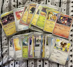 Lot of 180 Bulk Japanese Pokemon Cards (Commons, Uncommons, Holos) Modern TCG - Image 1