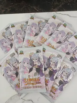10 JUMBO PACKS Goddess Story Anime Premium Waifu NS-5M05 Sealed Cards - Image 1