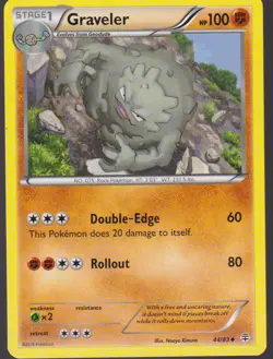 Graveler Uncommon XY Generations 44/83 Pokemon Trading Card TCG - Image 1