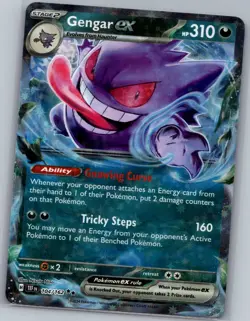 Gengar ex 104/162 SV05: Temporal Forces - Pokemon Card - NM - Image 1