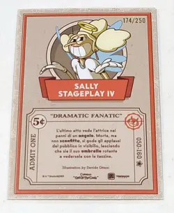 Cuphead Out Of The Cards Sally Stageplay IV 050/160 Crackle Holo 174/250 - Image 2
