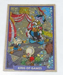 Cuphead Out Of The Cards King of Games 156/160 Confetti Holo 063/200 - Image 1