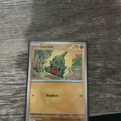 Pokemon TCG Prismatic Evolutions Masterball Larvitar Card 047/131 - Image 2