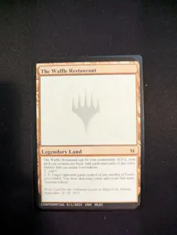 The Waffle Restaurant - Magic The Gathering MagicCon Atlanta 2025 Playtest Card - Image 1