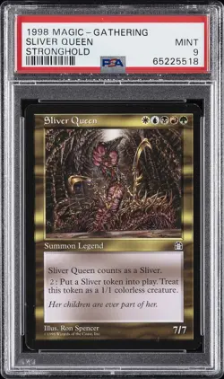 1998 MTG STRONGHOLD SLIVER QUEEN PSA 9 - Image 1