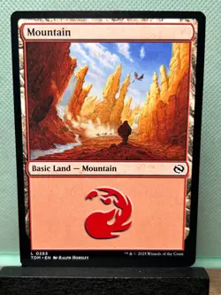MTG TCG: Mountain 283, Tarkir: Dragonstorm - Image 1