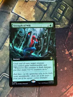 Strength of Will Extended Art Marvel's Spider-Man (SPM) MTG - Image 1