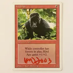 ARTIST SIGNED - REVISED KIRD APE (NM/LP) - KEN MEYER JR. - Image 1