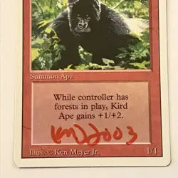 ARTIST SIGNED - REVISED KIRD APE (NM/LP) - KEN MEYER JR. - Image 3