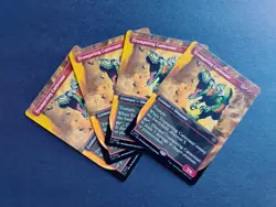 Trumpeting Carnosaur (Borderless); Lot of 4; The Lost Caverns of Ixalan - Image 1