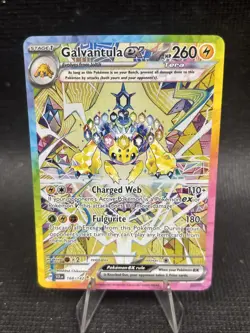 Galvantula ex 168/142 Sv07: Stellar Crown Holo Pokemon Card - Image 1