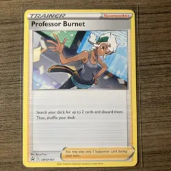 Pokemon TCG Professor Burnett SWSH167 Non Holo Black Star Promo NM/M - Image 1
