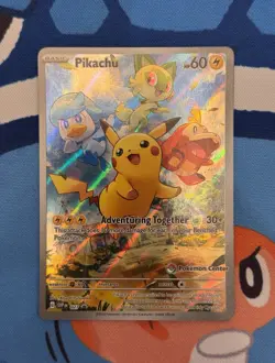 Pikachu SVP 027 - NM condition - SV Pokemon Center Stamped ETB Promo - Image 1
