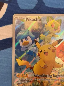 Pikachu SVP 027 - NM condition - SV Pokemon Center Stamped ETB Promo - Image 2