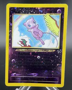 Pokemon Vintage Southern Islands Mew Reverse Holo 1/18 Rare WotC Promo NM - Image 1