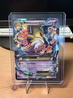 Pokemon TCG Mega M Alakazam EX 26/124 Fates Collide Holo See Back MP - Image 1