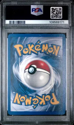 1999 POKEMON FOSSIL #10 LAPRAS-HOLO PSA 8 - Image 2