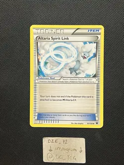 Pokemon XY Fates Collide - Altaria Spirit Link - Non Holo Uncommon - 91/124 - NM - Image 1