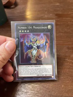 Number 104: Masquerade Super Rare OP27-EN010 Yugioh - Image 1