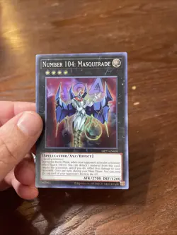 Number 104: Masquerade Super Rare OP27-EN010 Yugioh - Image 2